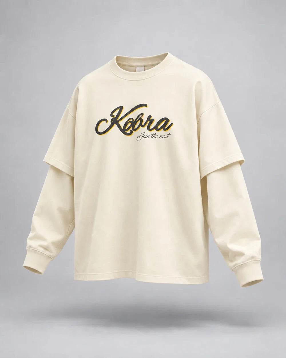 Layered Long Sleeve — Cream